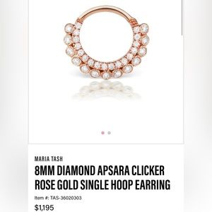 Maria Tash Apsara Septum Clicker in Gold